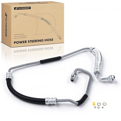 A-Premium Power Steering Pressure Hose Line Assembly, Pump to Gear/Rack