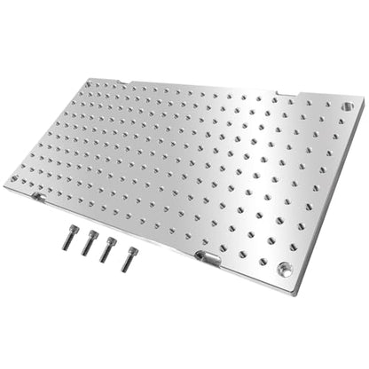 8" x 16" x 1/2" MIC7 Aluminum Fixture/Sacrificial Plate, Mini Pallet
