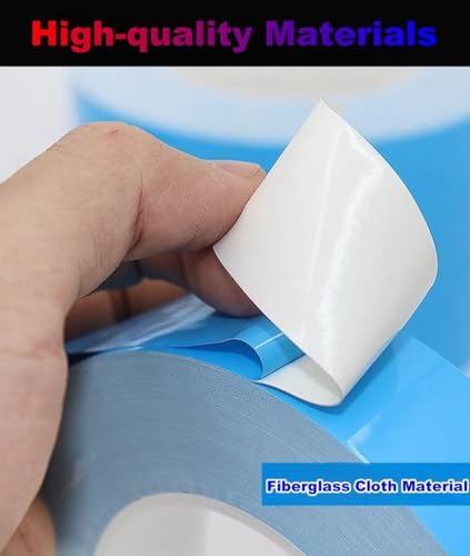 Thermal Tape 0.5 inch x 66Feet Heat Transfer Double Sided Tape with Strong Adhesive, for Mounting CPU Heatsink, Fixed Rug, Install LED Light Strips, Woodworker Item, Arts & Crafts, DIY Gift Decorate - size: 0.5nch x 66Feet