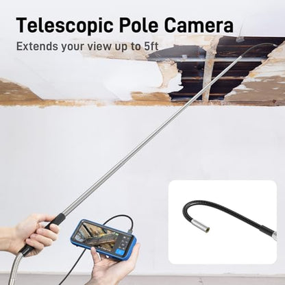 Teslong 5FT Telescopic Endoscope for Ceiling & Roof Inspection