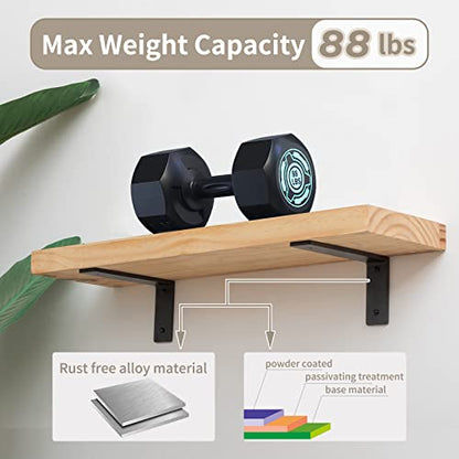 8"x 4"Shelf Brackets, die-cast Formation, Vertical Angle, Premium Alloy Metal Heavy Duty Shelf Bracket, high Strength Mounting Hardware Included, Corner Brace Joint,Pack of 4 ,8 INCH x4 INCH(No Beam) - size: 8 INCH x 4 INCH (No Beam)