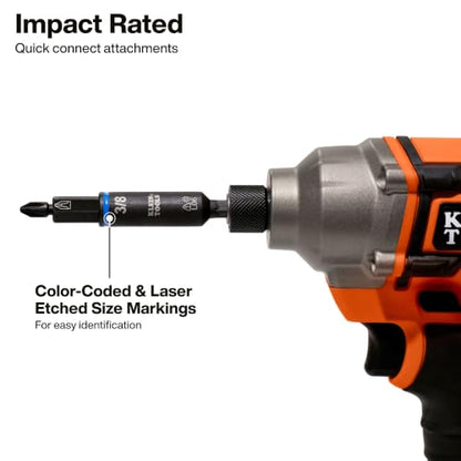 Klein Tools 32500HDRT KNECT 11-in-1 Impact Rated Multi-Bit Screwdriver - style: Standard Handle