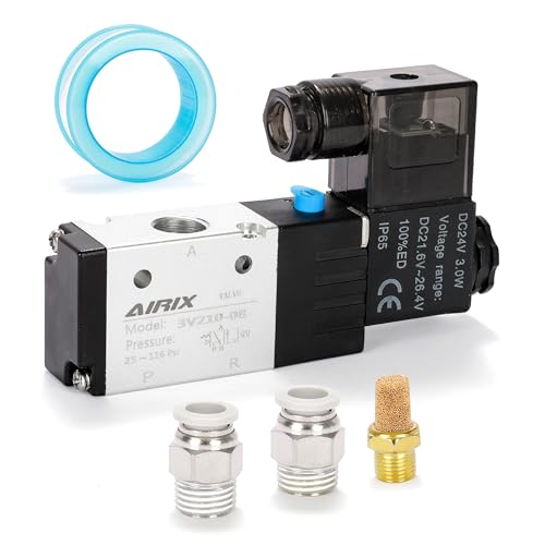 1/4" NPT Solenoid Valve 3V210-08, 3-Way N.C., DC 24V, DIN - size: NPT1/4″/DC24/Junction on Box, style: 2-Position 3-Way Solenoid Valve