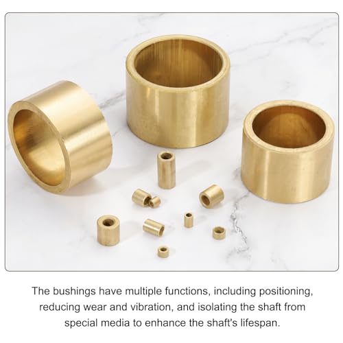 uxcell 50Pcs Sleeve Bearings, 4mm Bore x 6mm OD x 4mm Length, Self-Lubricating Sintered Bronze Bushings - size: 4mm Bore x 6mm OD x 4mm Length