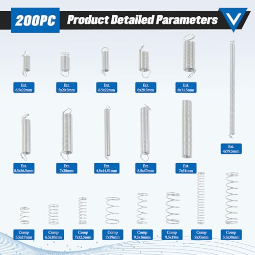 Industrial & Scientific Power Transmission Products Springs Compression,Spring Sorting Kit