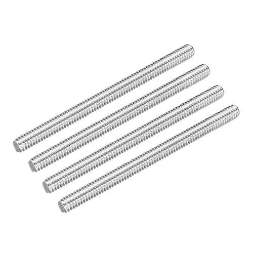 MECCANIXITY Fully Threaded Rod 1/4"-20 UNC Thread Pitch 304 Stainless Steel Right Hand Threaded Rods Bar Studs,3.94 inch 4 Pack - size: 1/4"-20 UNC x 3.94 inch