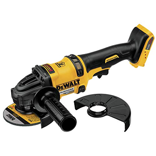 DEWALT FLEXVOLT 60V MAX* Angle Grinder with Kickback Brake, Tool Only (DCG414B) - color: Yellow,black