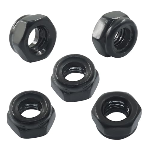 Murtenze 50Pcs M6 x 1mm Hex Lock Nuts - size: M6 x 1mm