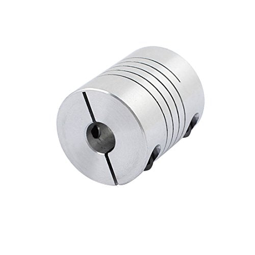 uxcell 6-8mm Shaft Coupling 30mm Length 25mm Dia Stepper Motor Coupler - size: 6-8mm