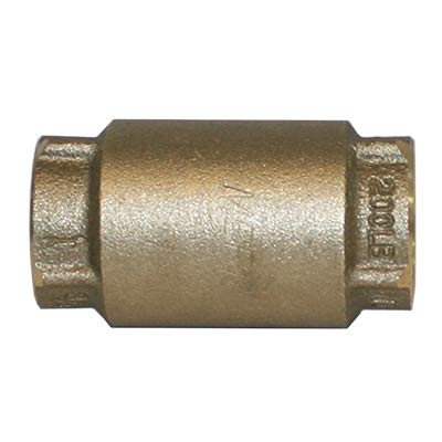 Merrill MFG CVNL75 3/4" No-Lead Brass Check Valve 700 Series, 0.75" (Pack of 2) - size: 3/4 inch (Pack of 2)