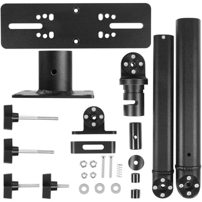 Universal Marine Monitor Mount 350° Swivel 18"–24" Adjustable Height Black - color: Black