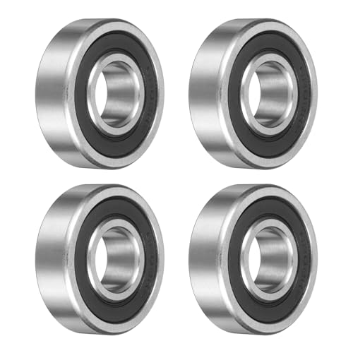 uxcell 4Pcs 153711-2RS Non-Standard Ball Bearings 15mm ID x37mm OD x11mm T - size: 153711-2RS