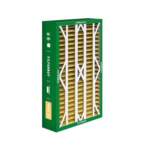 Filterbuy 16x26x5 Air Filter MERV 11 Pet & Allergy Defense (4-Pack) - size: 16x26x5