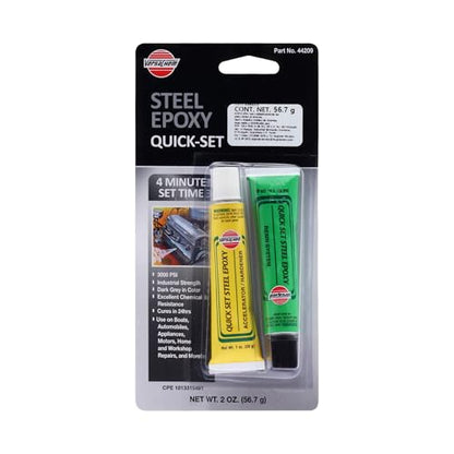 Versachem 44209 4-Minute Steel Epoxy - 2 oz. - size: 2 Ounce, (Single Unit)