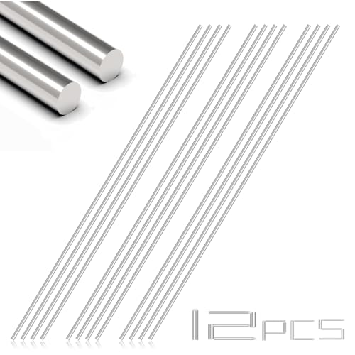 12Pcs 1.5mm x 300mm 304 Stainless Steel Rod, Metal Shaft - color: 12, size: 1.5mmx300mm