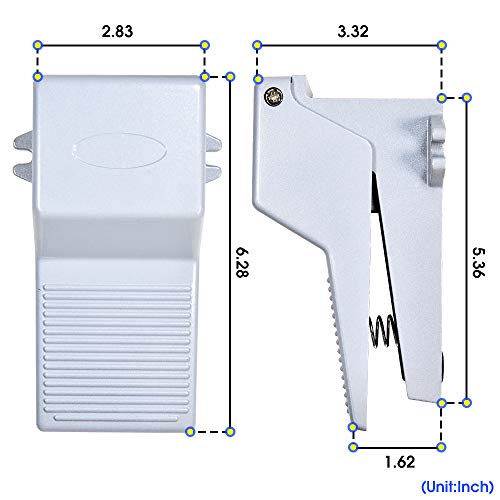 TAILONZ 1/4"NPT Pneumatic Foot Pedal Valve 5 Way 2 Position 4F210-08 - size: 5 Way 2 Position