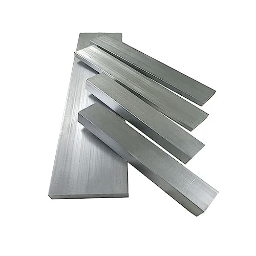 Aluminum Flat Bar Stock 1/8 inch x 3.2 inch x19.69 inch Long, 6061 Aluminum Square Rectangle Bar Straight Edge 2Pcs 3mm x 80mm x500mm (Kwweeoo) - size: T3W80