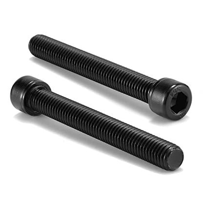 1/2-13 x 4 Socket Head Cap Screws Bolts, 10Pcs 304 Stainless Steel 18-8, Allen Socket Hex Drive, Full Thread, Black Oxide by SG TZH(with Hex Spanner) - size: 1/2-13 x 4"