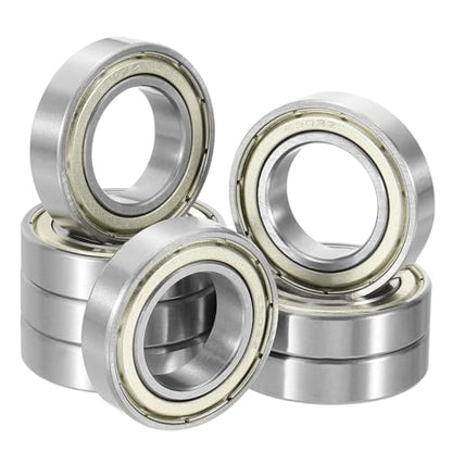 uxcell 8 Pack 6903ZZ Deep Groove Ball Bearings, 17x30x7mm Chrome Steel Double Shield Bearing for Electric Motor, Home Appliances, Garden Machinery, (ABEC5) - size: 6903ZZ