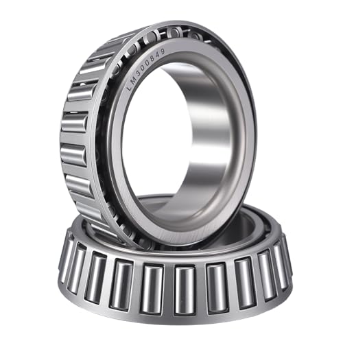 2 Pack LM300849 Tapered Roller Bearing Cone and Cup Set - size: LM300849