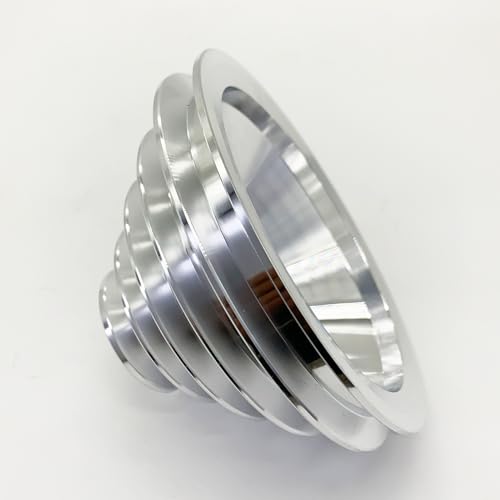 5 Stepped Pulley 24mm Bore | Aluminum Cone Pulley | 8mm Keywayed - size: 24MM BORE