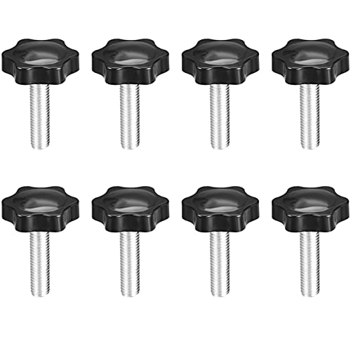 M10 x 40mm Thread Clamping Knob, Thumb Screw, Star Hand Knob Tightening Screw Knob for Machinery, 8Pcs - size: M10 x 40mm