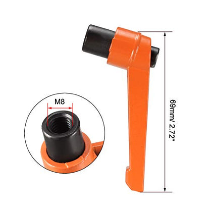 uxcell® M8 Handle Adjustable Clamping Lever Push Button Ratchet Female Threaded Stud 3 Pcs