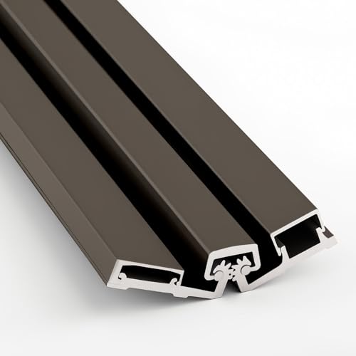 MorningRo 1 Pcs 83" Aluminum Continuous Hinge for Door, Dark Bronze - color: Dark Bronze