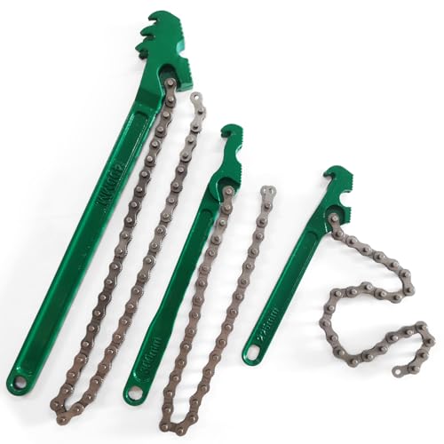 3 Pcs Heavy Duty Chain Wrench, 9 Inch 12 Inch 16 Inch Filter Chain