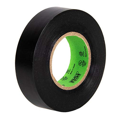 WarriorWrap General 3/4 in. x 60 ft. 7 mil Vinyl Electrical Tape, Black