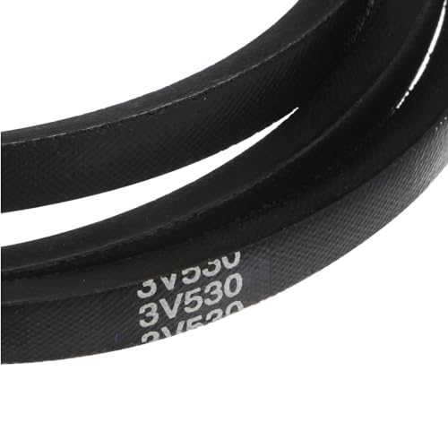 uxcell 3V530 Rubber V Belt 53" Length x 0.38" Width x 0.31" Thick, Industrial Power Transmission Belt - size: 53" Length