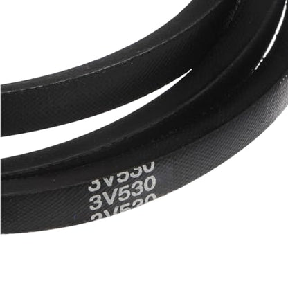 uxcell 3V530 Rubber V Belt 53" Length x 0.38" Width x 0.31" Thick, Industrial Power Transmission Belt - size: 53" Length