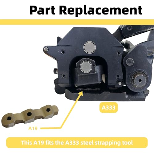 Replacement Die Half A19 for A333 Steel Strapping Tool - style: A19