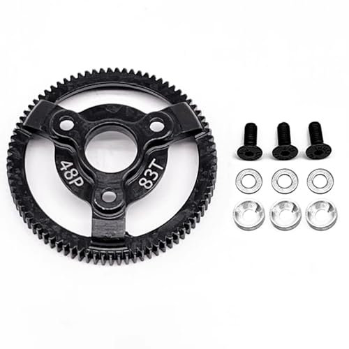 83T 48P Hardened Steel Spur Gear for Traxxas Slash Stampede Rustler 2WD - size: 48P-Spur Gear-83T