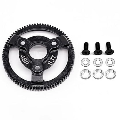 83T 48P Hardened Steel Spur Gear for Traxxas Slash Stampede Rustler 2WD - size: 48P-Spur Gear-83T