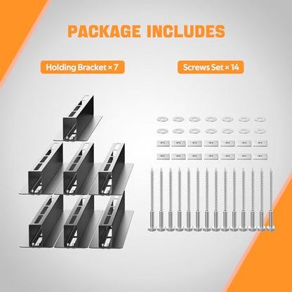 Ultrawall Overhead Garage Storage Racks for Bins, Ceiling Storage Rack