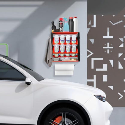 Ultrawall Spray Can Holder Rack, Steel Wall Mounted Spray Bottle Holder