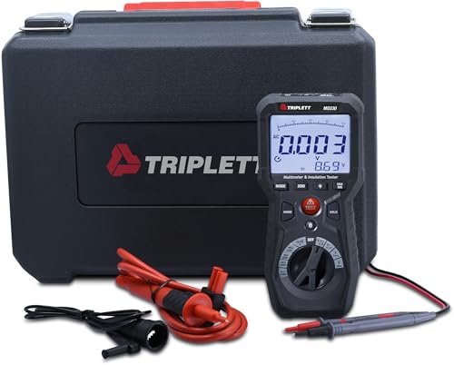 Triplett MG530 Insulation Resistance Tester/Multimeter - size: MG530, style: Standard