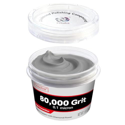 Diamond Paste Polishing Compound, 80,000 Grit, 40 G/1.41 Oz, Mirror Finish - size: 80,000Grit, style: 1.41 oz (40g)