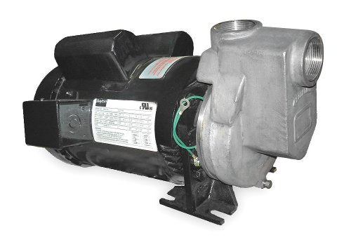 Dayton Centrifugal Pump, 2 hp, 115/208 to 230V AC, 1 Phase, 63 ft Max Head 2ZXT5-1 Each
