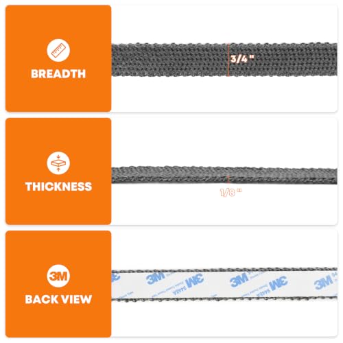 Stanbroil Stove Gasket Tape, 3/4" Width, 1/8" Thick, 72" Length - size: 3/4" Wide - 1/8" Thick