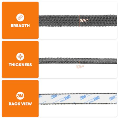 Stanbroil Stove Gasket Tape, 3/4" Width, 1/8" Thick, 72" Length - size: 3/4" Wide - 1/8" Thick