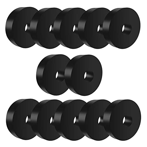 12 Pack 1.5" Rubber Isolation Feet Pads, Anti-Vibration Damping Washers - size: 1.5" OD,12PCS