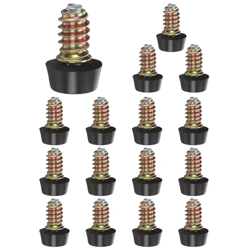 uxcell 16set 1/4" Thread Furniture Feet Levelers 19.5mm l Furniture Feet - size: 1/4"