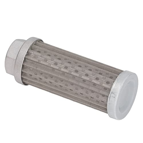 Oil Suction Strainer Filter Cartridge, 80x100x180μm Hydraulic Fuel Suction Valve Strainer Oil Filter Cartridge Metal Mesh Tube Connection Fuel Suction Filter for Automobile,