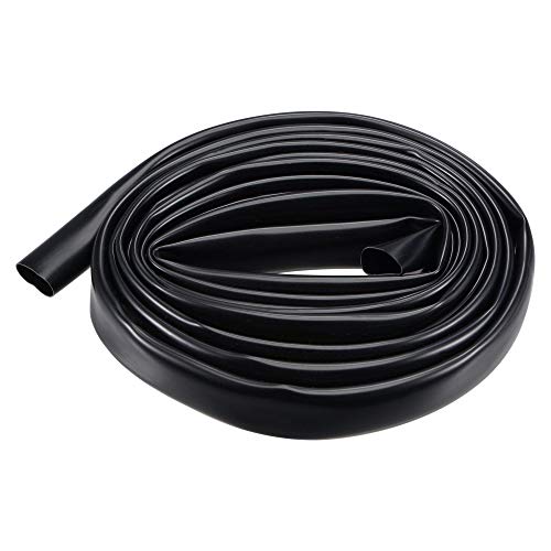 uxcell Black PVC Tube Wire Harness Tubing, 15mm ID 10ft Sleeve for Wire Sheathing Wire Protection - color: Black, size: 15mm