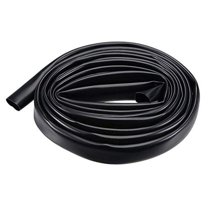 uxcell Black PVC Tube Wire Harness Tubing, 15mm ID 10ft Sleeve for Wire Sheathing Wire Protection - color: Black, size: 15mm