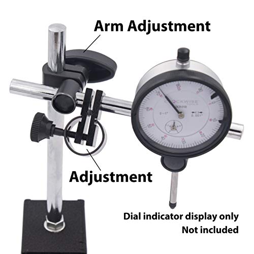 Clockwise Tools MGBR-02 Magnetic Base Stand for Digital Dial Indicator Gauge 176lbs Max Pull - style: MGBR-02 Standard