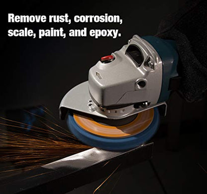 S SATC Stripping Discs 4-1/2" x 7/8" Rust Remover Wheel Remove Paint 5PCS Bule Strip Discs Oxidation Poly Strip Wheel Disc Abrasive Angle Grinding Wheel - style: 5 PCS Strip Discs 4-1/2" x 7/8"