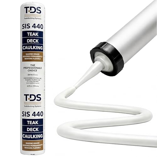Teakdecking Systems (TDS) SIS440 Marine Caulk Sausage 20oz - White - color: White, size: 20 oz
